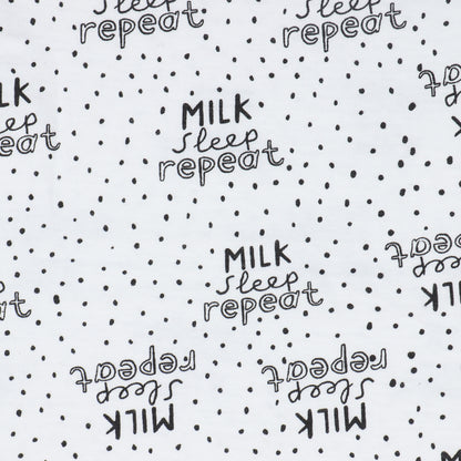 Redtag Milk Sleep Repeat Boys T Shirt