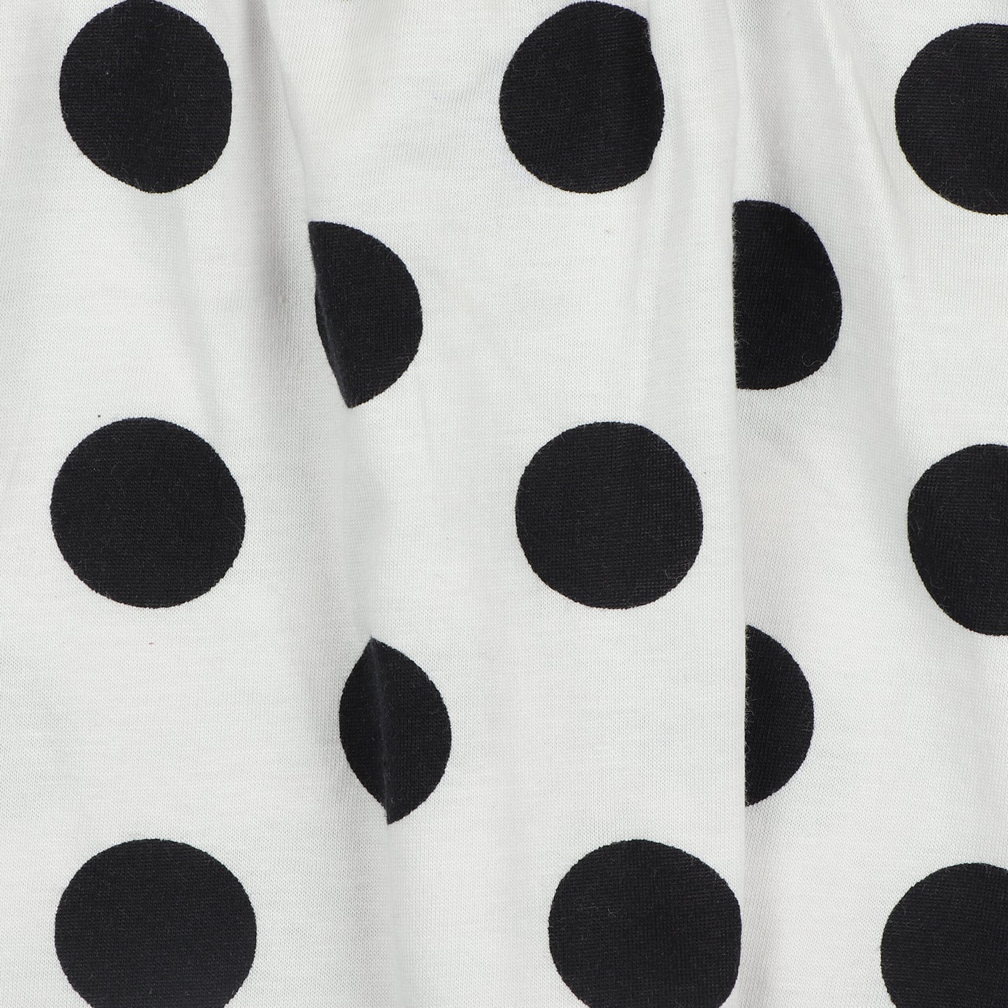 Black Polka Dots Retro Look Girls Skirt