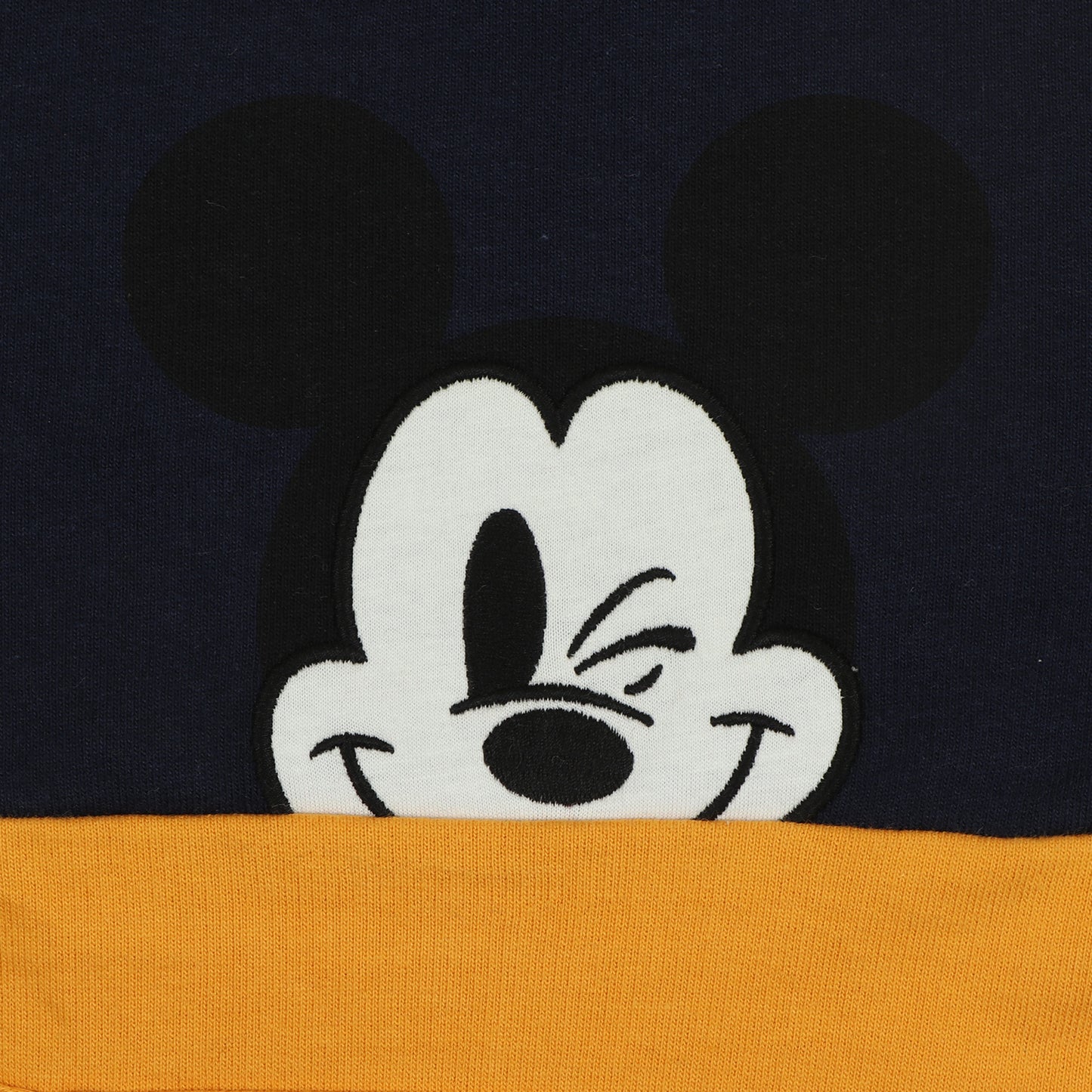 Disney Mickey Wink Outing And Travelling Warmer Sweatshirt with Belly Pockets