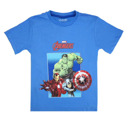 Marvel Avengers Super hero Playwear T Shirt And Shorty Set