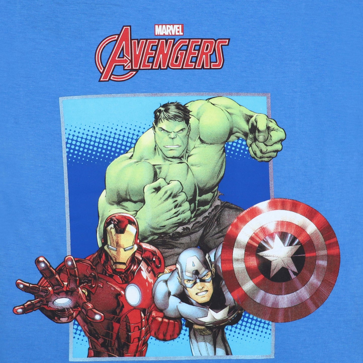 Marvel Avengers Super hero Playwear T Shirt And Shorty Set