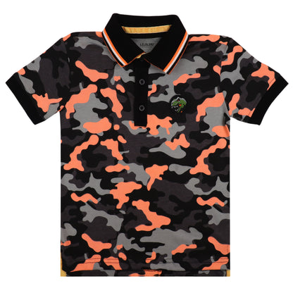 Free Planet Camouflage Boys T Shirt