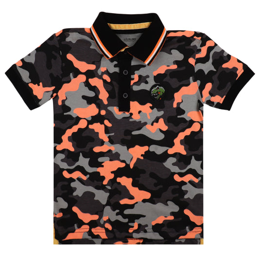 Free Planet Camouflage Boys T Shirt