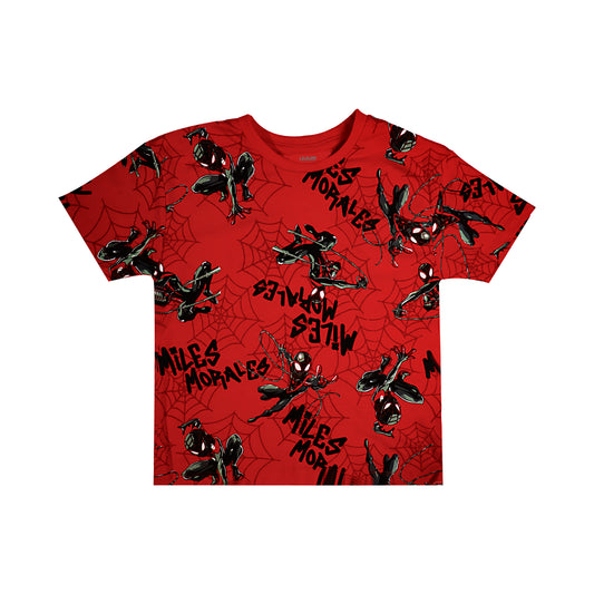 Marvel Spiderman Miles Morales Printed T Shirt