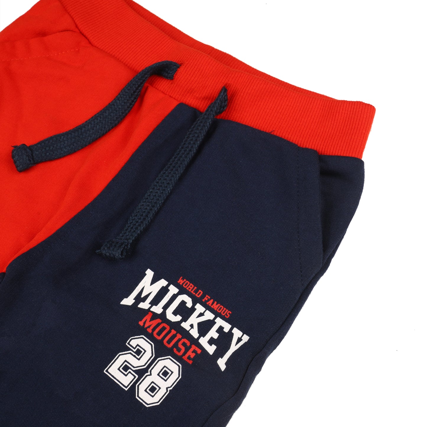 Mickey Mouse 28 Print Multi Purpose Joggers With Drawstring Waist And Insert Pockets