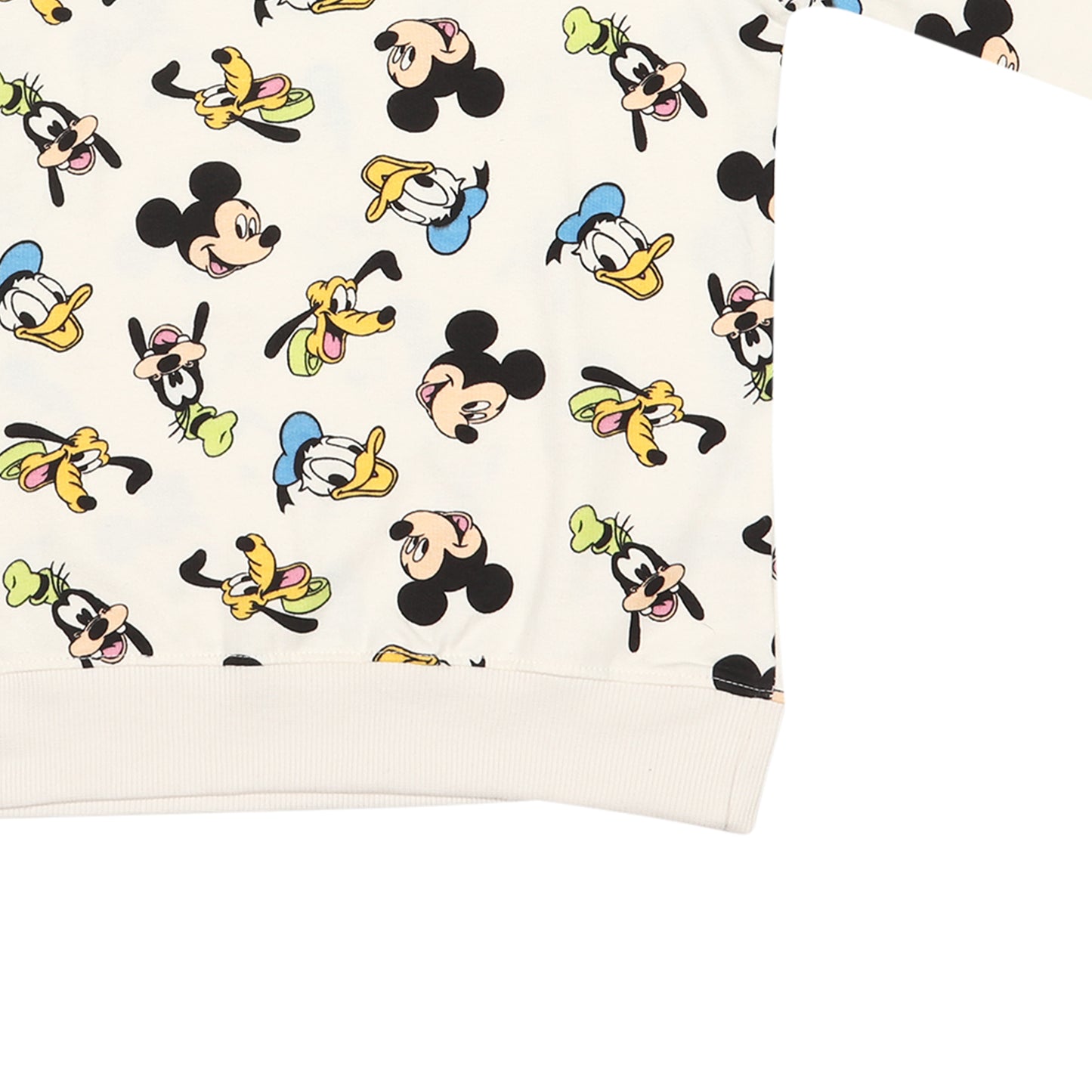Disney Mickey And Friends Unisex Printed Pullover Sweatshirt