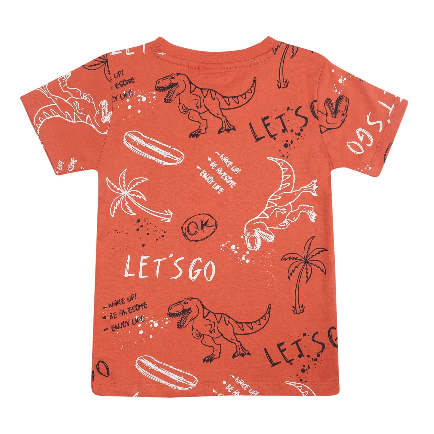 Lets Go On Wild Vacation Junior Boys T Shirt