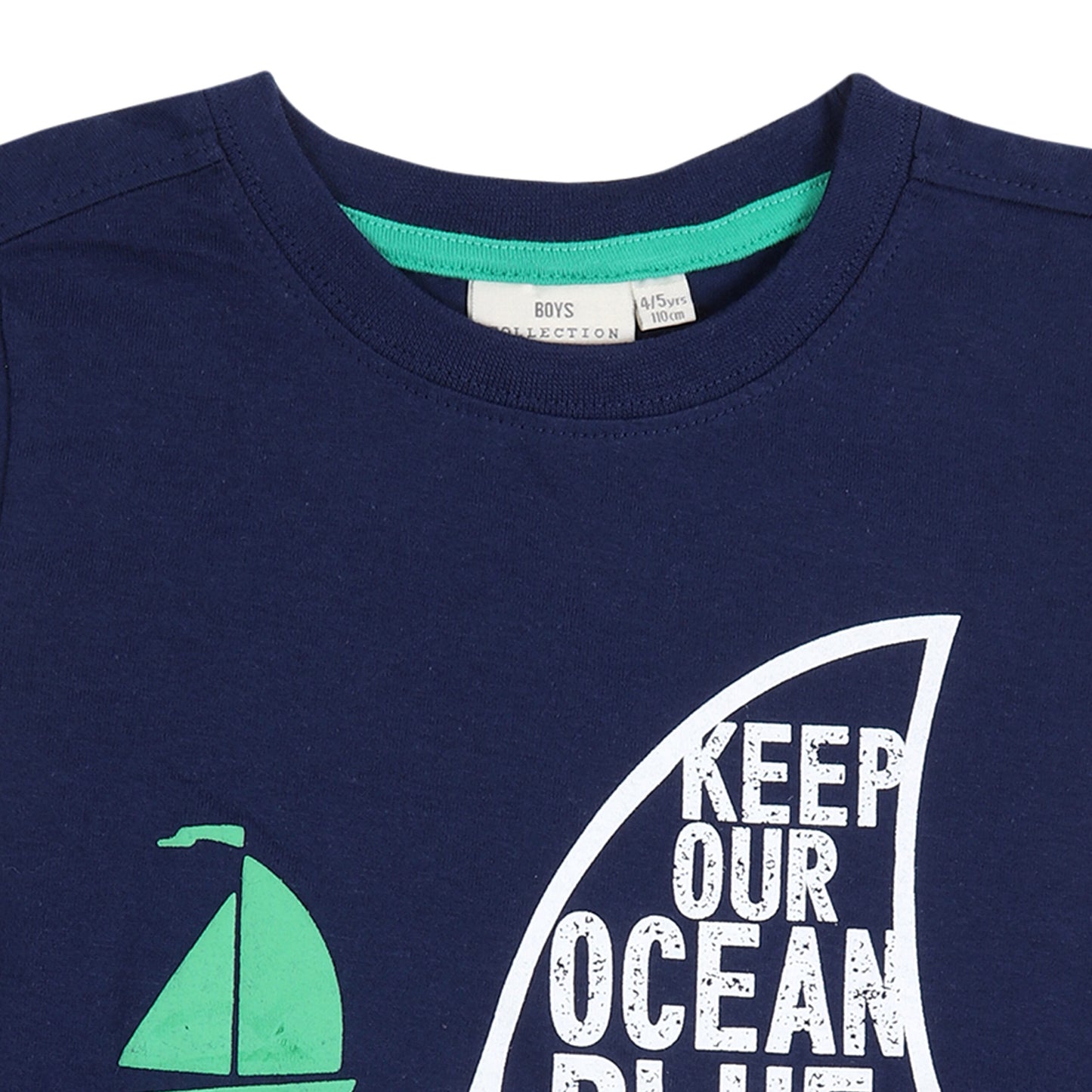 Keep Our Ocean Clean Boys T Shirt