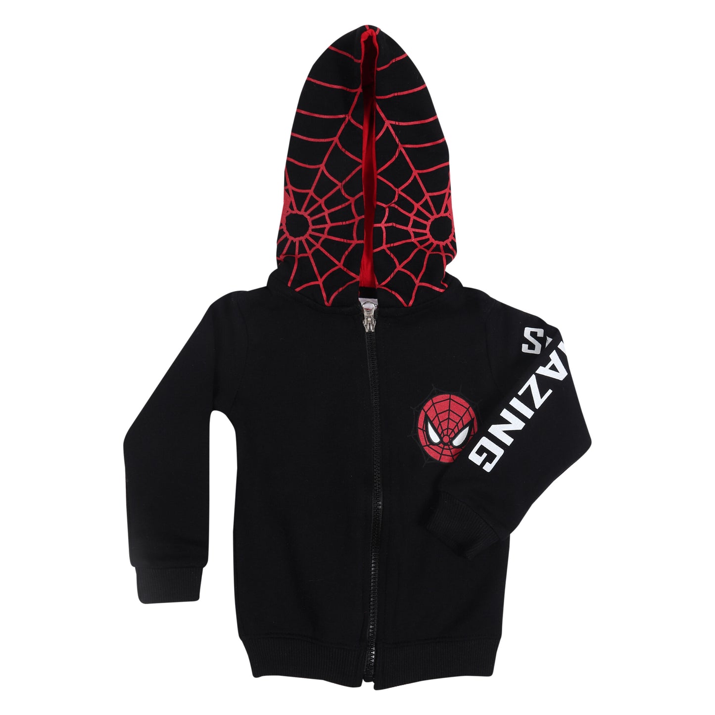 Spiderman Boys Hoodie And Travelling Zipper