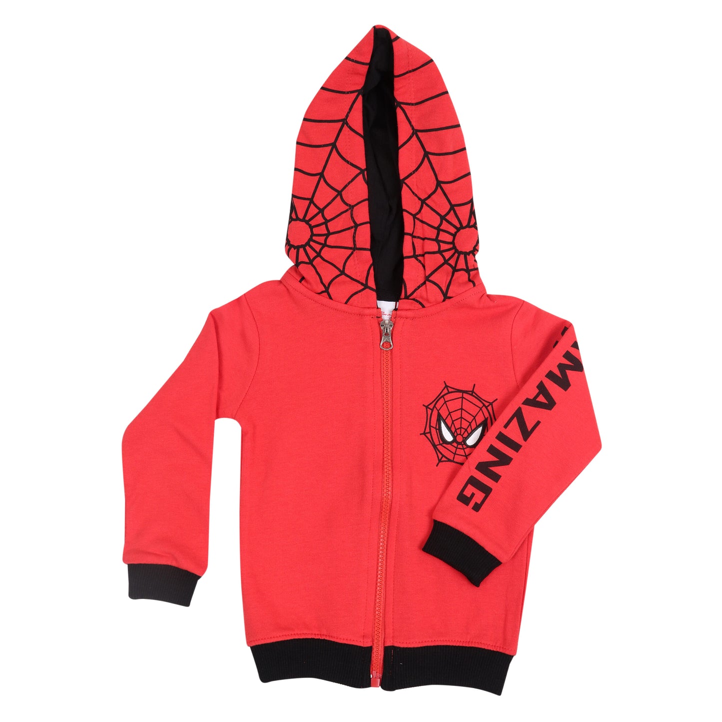 Spiderman Boys Hoodie And Travelling Zipper