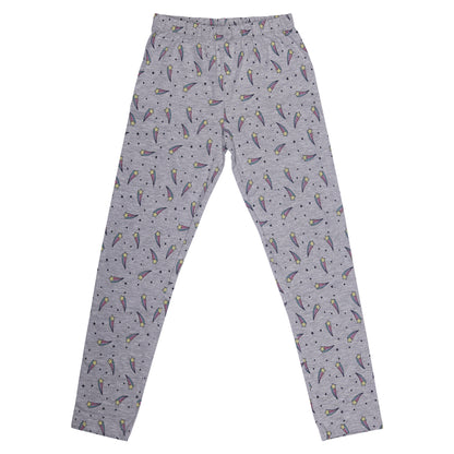 Flying Star Printed Girls Casual And Loungewear Legging