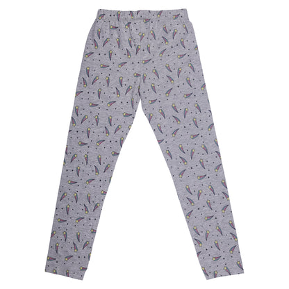 Flying Star Printed Girls Casual And Loungewear Legging