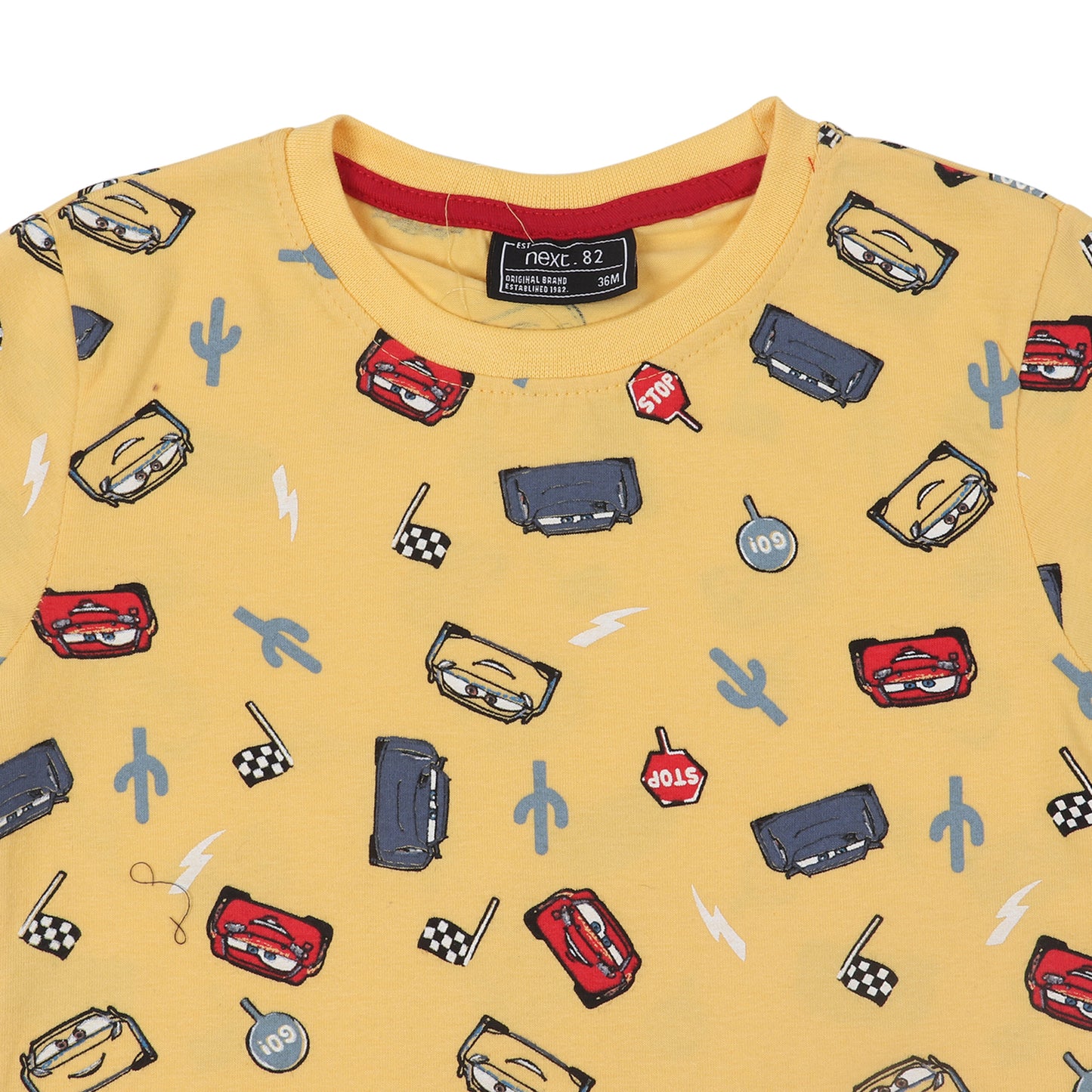 Racing Cars Print Boys T Shirt