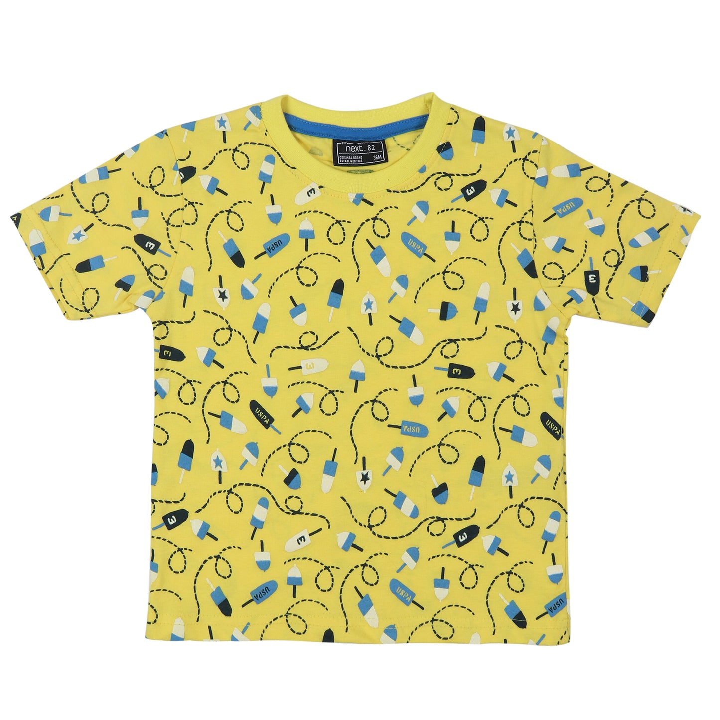 Yellow Ice Candy Boys T Shirt