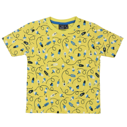 Yellow Ice Candy Boys T Shirt
