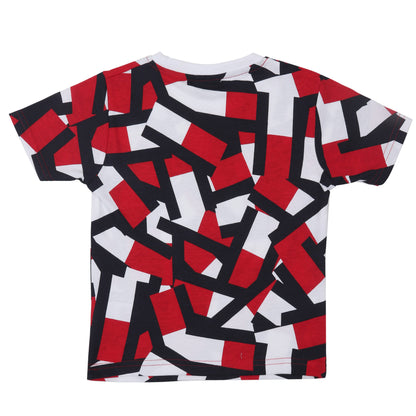 Abstract Design Partywear Boys T Shirt