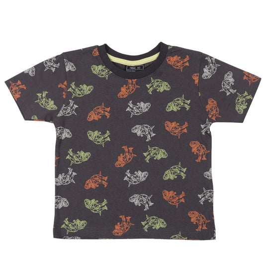 Dinosaur Print Boys T Shirt