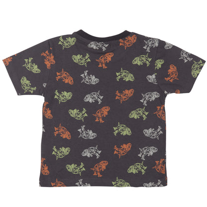 Dinosaur Print Boys T Shirt