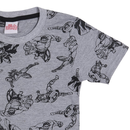 Marvel Super Hero Print Boys T Shirt