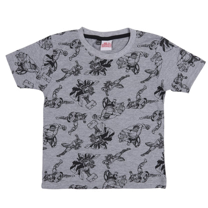 Marvel Super Hero Print Boys T Shirt