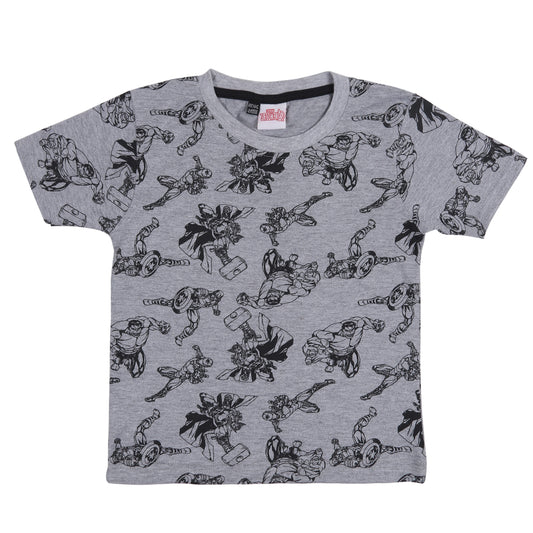 Marvel Super Hero Print Boys T Shirt