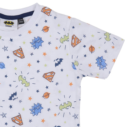 Superman And Batman Power Boys T Shirt