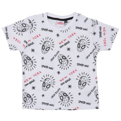 Marvel Spiderman Print Boys T Shirt