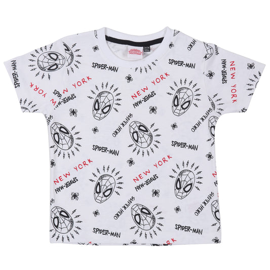 Marvel Spiderman Print Boys T Shirt
