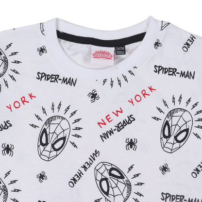 Marvel Spiderman Print Boys T Shirt