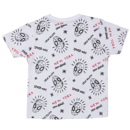 Marvel Spiderman Print Boys T Shirt