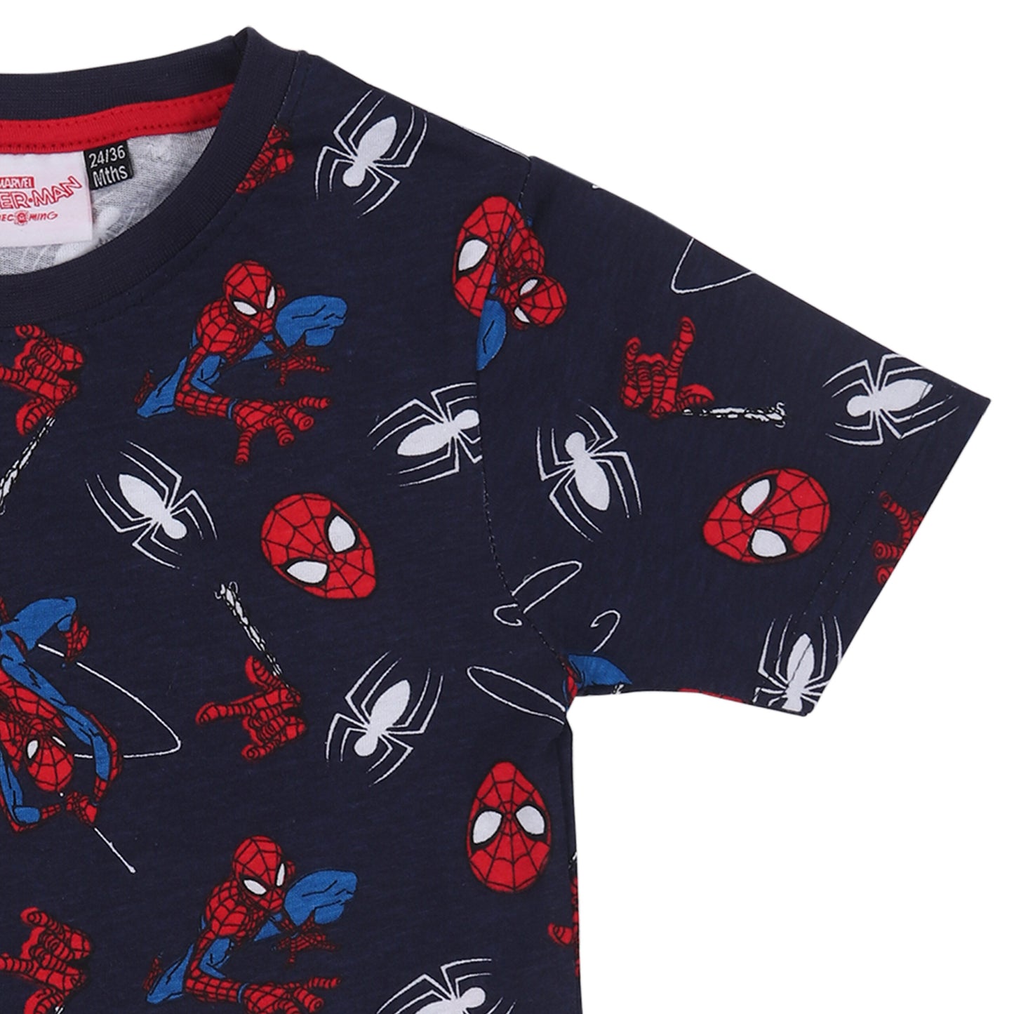 Marvel Spiderman Print Boys T Shirt