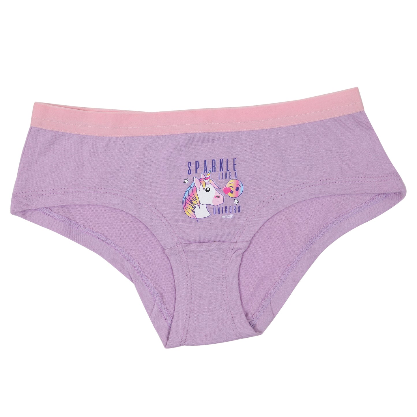 Unicorn Multi Print Girls Pack Of 5 Brief