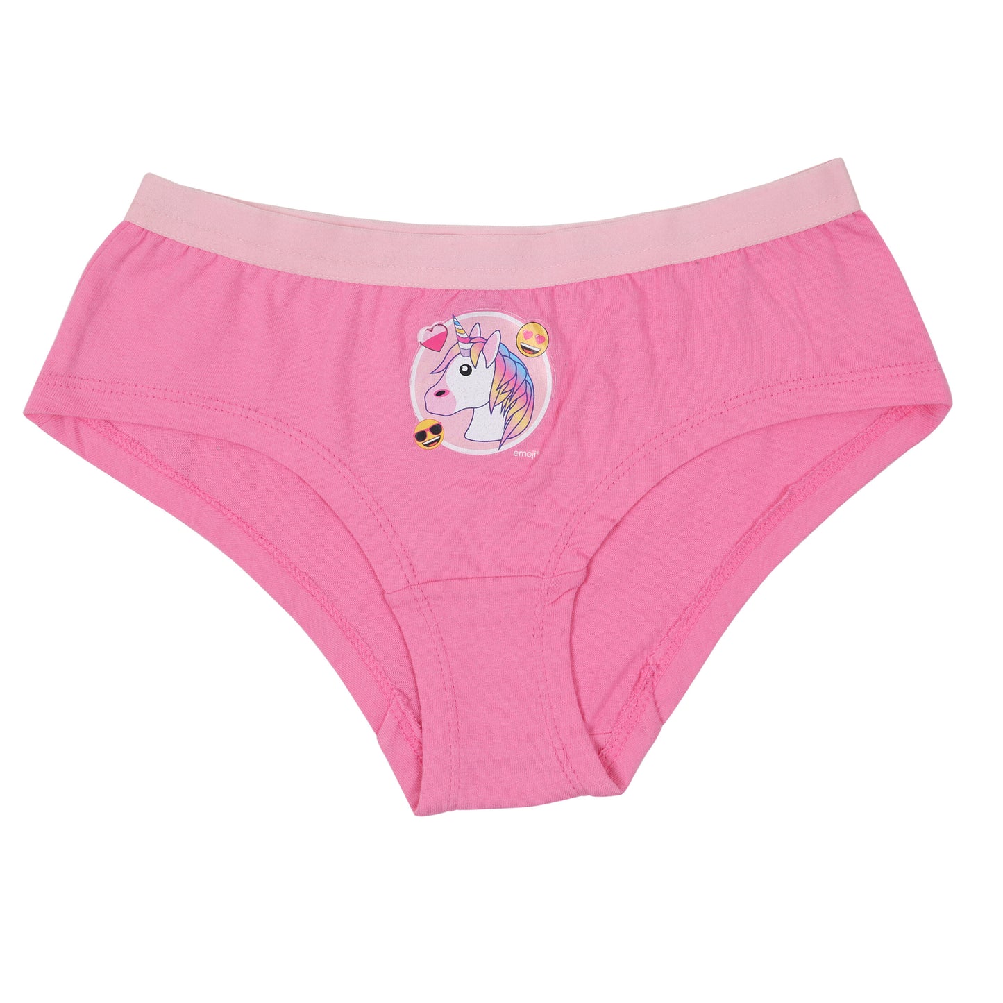 Unicorn Multi Print Girls Pack Of 5 Brief