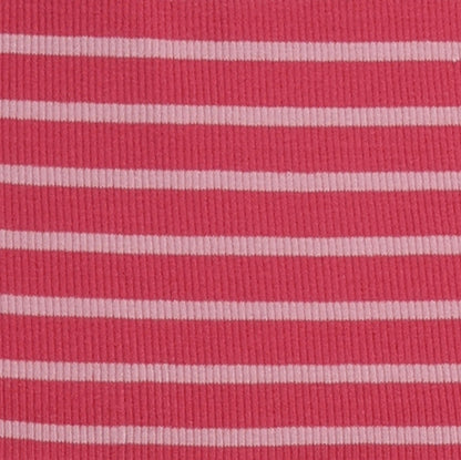 Pink Stripe Girls Casual And Occasion Wear Dress