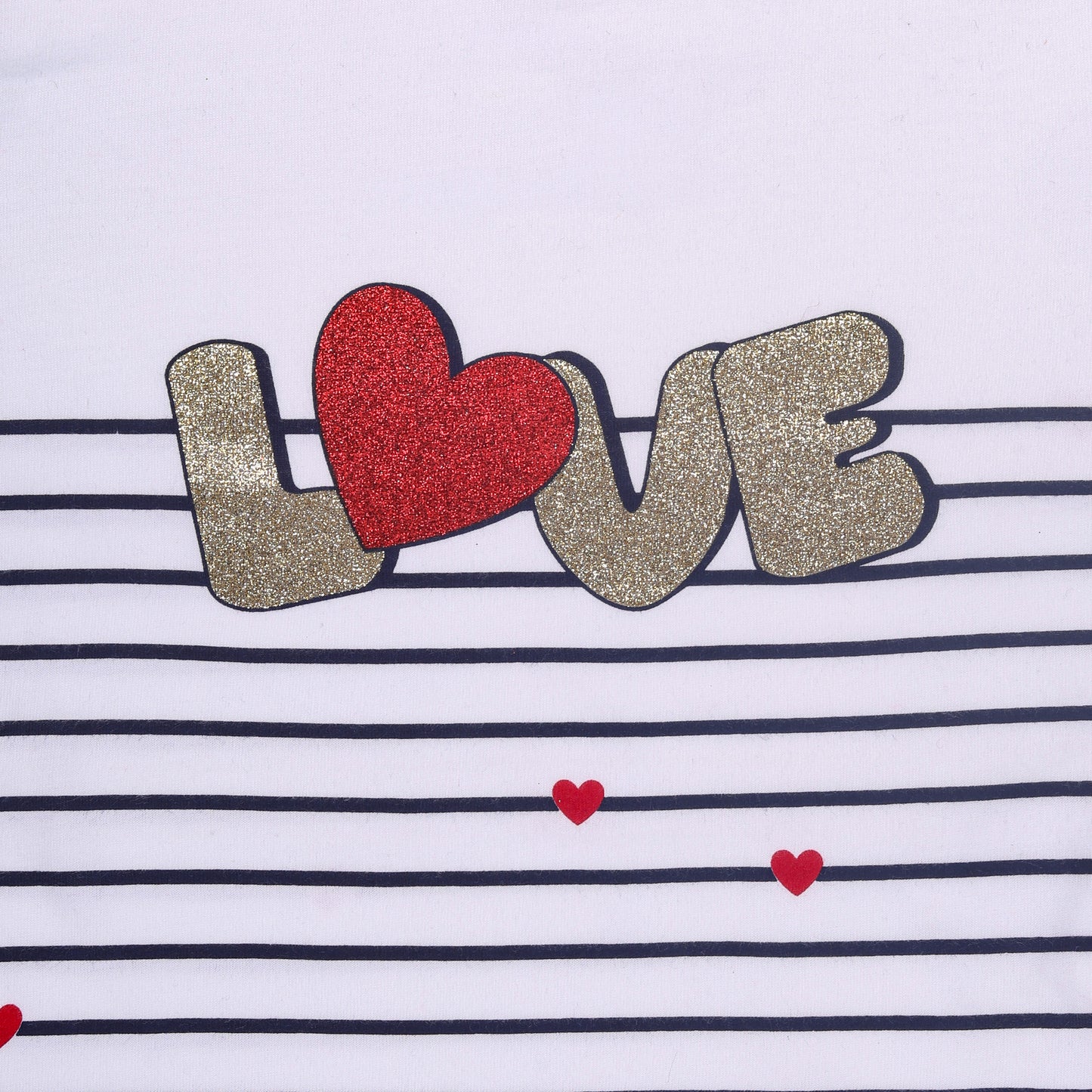 Love Glitters Outing Girls T Shirt