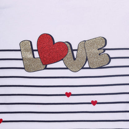 Love Glitters Outing Girls T Shirt