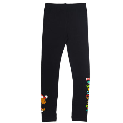 Paw Patrol Girls Christmas Printed Daily Active Wear Legging Cum Capri Pants