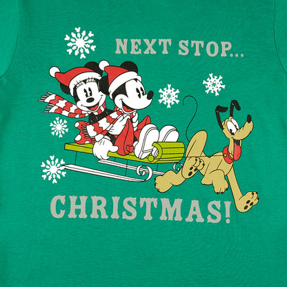 Santa Claus With Friends Green Party T Shirt
