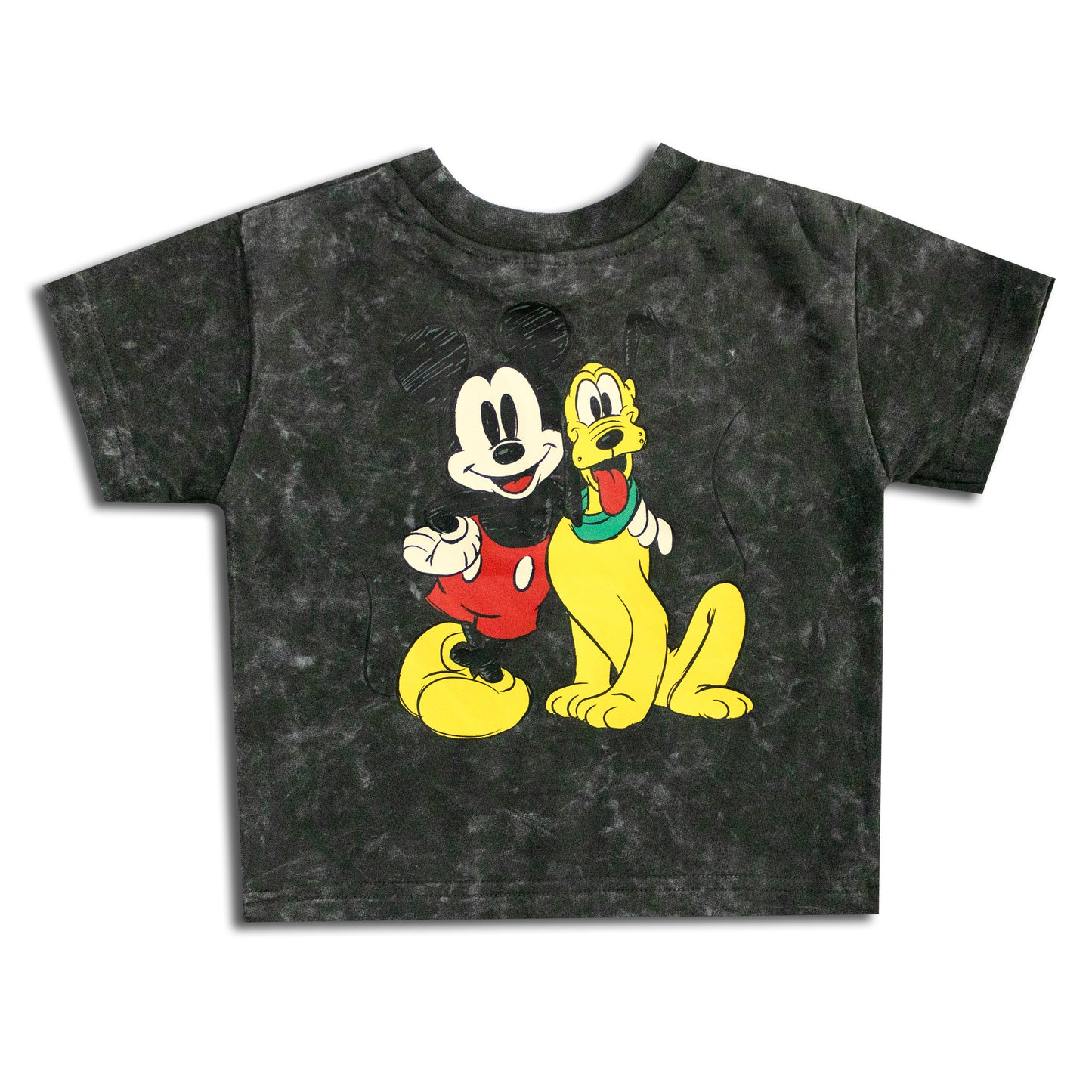Mickey And Goofy Smart Stone Wash Drop Shoulder T Shirt