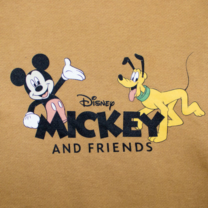 Disney Mickey And Friends All Season Drop Shoulder Collar Zip Sweatshirt