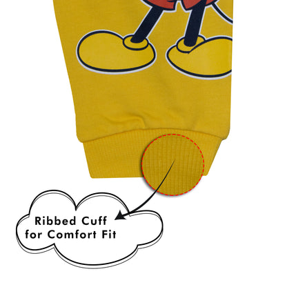 Disney Number One Mickey Mouse Candy Pocket Yellow Boys Jogger