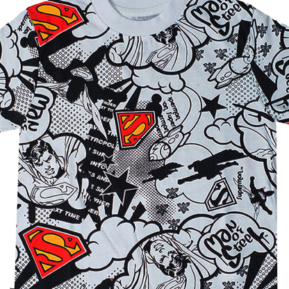 Marvel Superman Man Of Steel Boys White T Shirt