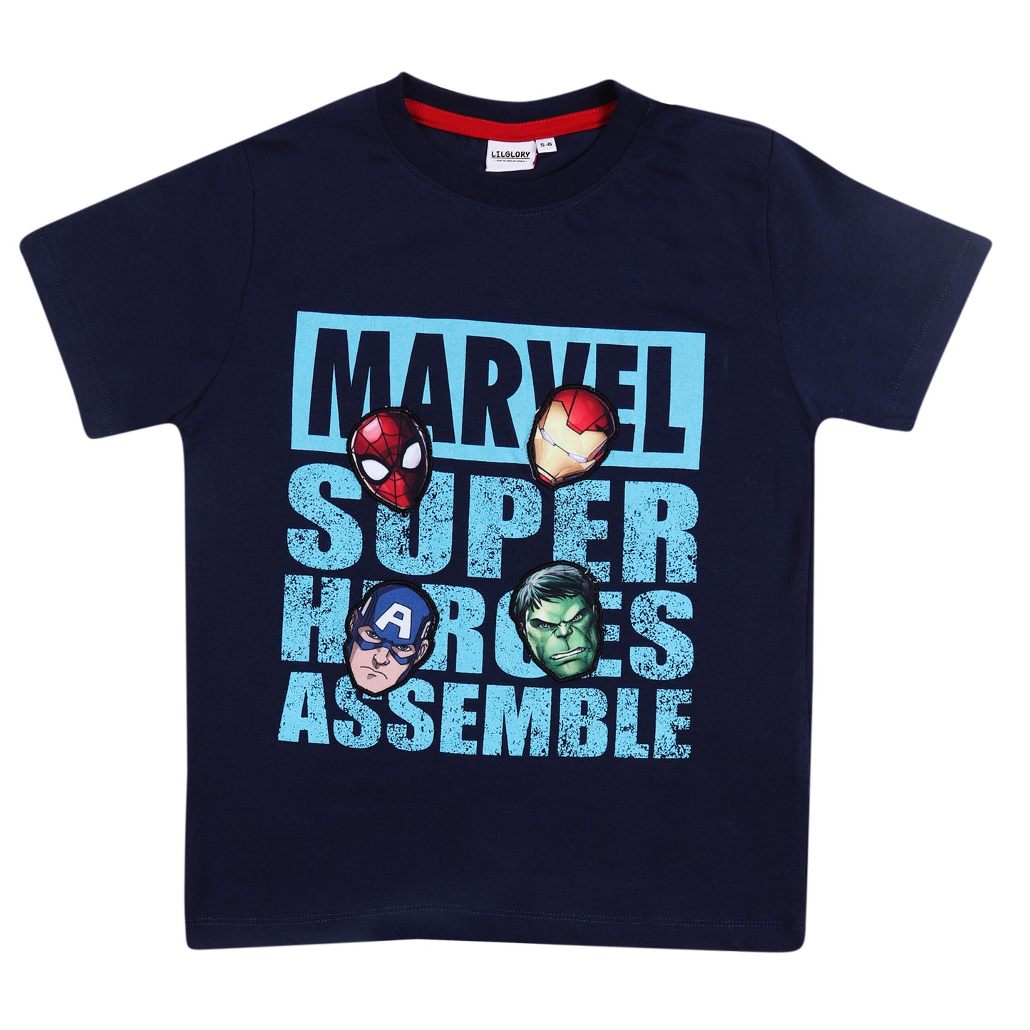 Marvel Superheroes Assemble Boy T Shirt