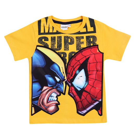 Marvel Spiderman & Batman Boys T Shirt